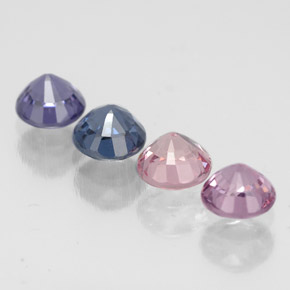 Achetez naturel ct multicolore spinelle gems, coupe roude, en provenance tanzanie chez gemselect. en stock, livraison internationale!