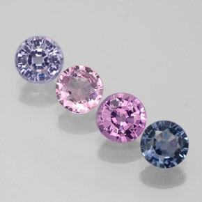 Achetez naturel ct multicolore spinelle gems, coupe roude, en provenance tanzanie chez gemselect. en stock, livraison internationale!