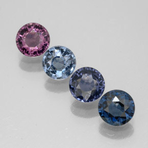Achetez naturel ct multicolore spinelle gems, coupe roude, en provenance tanzanie chez gemselect. en stock, livraison internationale!