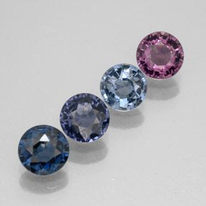Achetez naturel ct multicolore spinelle gems, coupe roude, en provenance tanzanie chez gemselect. en stock, livraison internationale!
