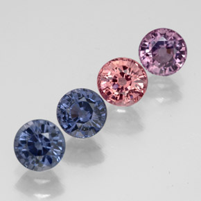 Achetez naturel ct multicolore spinelle gems, coupe roude, en provenance tanzanie chez gemselect. en stock, livraison internationale!