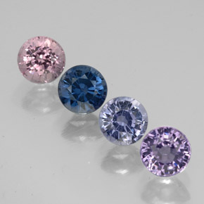 Achetez naturel ct multicolore spinelle gems, coupe roude, en provenance tanzanie chez gemselect. en stock, livraison internationale!