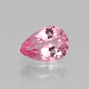 Spinelle rose naturelle en forme de poire, 0,68 ct, VS-SI