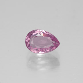 Spinelle rose naturelle en forme de poire, 0,96 ct, VVS-VS