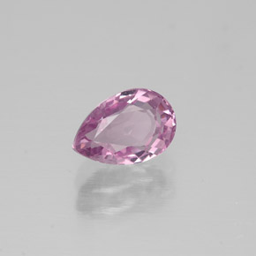 Spinelle rose naturelle en forme de poire, 0,96 ct, VVS-VS