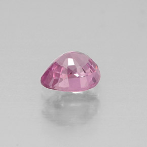 Spinelle rose naturelle en forme de poire, 0,55 ct, VVS-VS