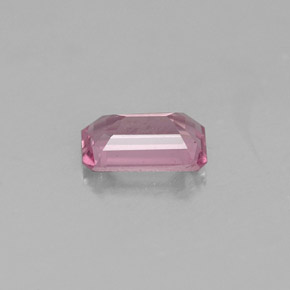 Spinelle rose naturelle taille émeraude, 0,46 ct, VS