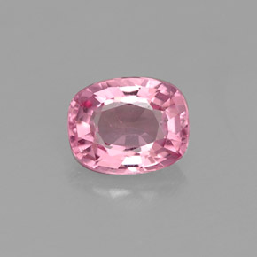 Spinelle rose naturelle coupe coussin, 0,64 ct, VVS-VS