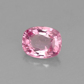 Spinelle rose naturelle coupe coussin, 0,64 ct, VVS-VS