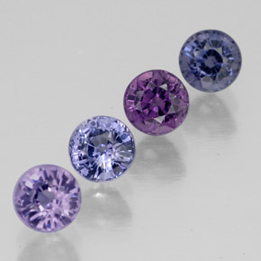 Achetez naturel ct multicolore spinelle gems, coupe roude, en provenance tanzanie chez gemselect. en stock, livraison internationale!