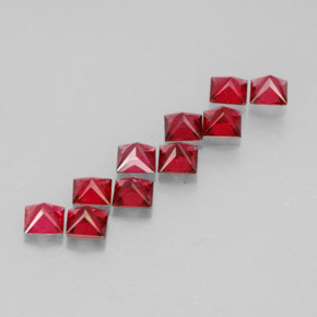 Achetez naturel ct rouge spinelle gems, carré, en provenance myanmar (birmanie) chez gemselect. en stock, livraison internationale!