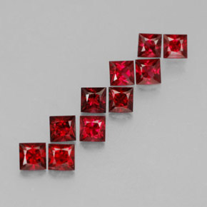Achetez naturel ct rouge spinelle gems, carré, en provenance myanmar (birmanie) chez gemselect. en stock, livraison internationale!