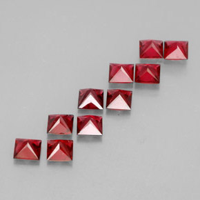 Achetez naturel ct rouge spinelle gems, carré, en provenance myanmar (birmanie) chez gemselect. en stock, livraison internationale!