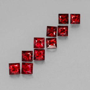 Achetez naturel ct rouge spinelle gems, carré, en provenance myanmar (birmanie) chez gemselect. en stock, livraison internationale!