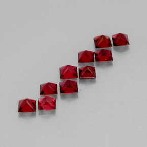 Achetez naturel ct rouge spinelle gems, carré, en provenance myanmar (birmanie) chez gemselect. en stock, livraison internationale!
