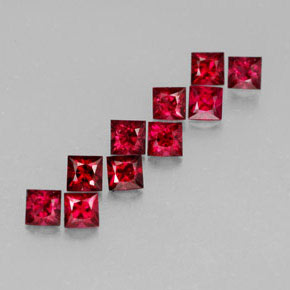 Achetez naturel ct rouge spinelle gems, carré, en provenance myanmar (birmanie) chez gemselect. en stock, livraison internationale!
