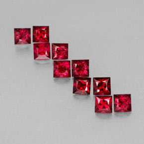 Achetez naturel ct rouge spinelle gems, carré, en provenance myanmar (birmanie) chez gemselect. en stock, livraison internationale!