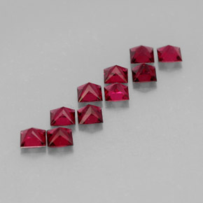 Achetez naturel ct rouge spinelle gems, carré, en provenance myanmar (birmanie) chez gemselect. en stock, livraison internationale!