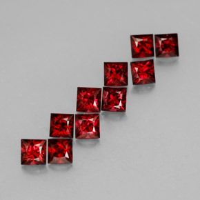 Achetez naturel ct rouge spinelle gems, carré, en provenance myanmar (birmanie) chez gemselect. en stock, livraison internationale!