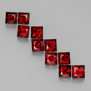 Achetez naturel ct rouge spinelle gems, carré, en provenance myanmar (birmanie) chez gemselect. en stock, livraison internationale!