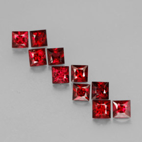 Achetez naturel ct rouge spinelle gems, carré, en provenance myanmar (birmanie) chez gemselect. en stock, livraison internationale!