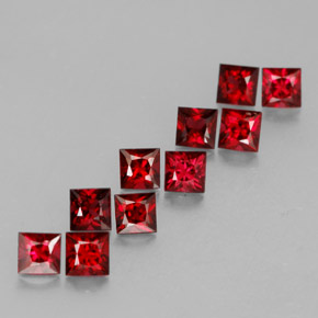 Achetez naturel ct rouge spinelle gems, carré, en provenance myanmar (birmanie) chez gemselect. en stock, livraison internationale!