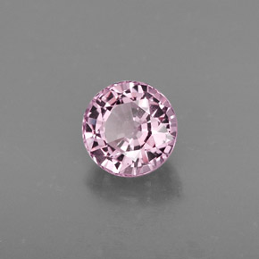 Spinelle rose naturelle coupe roude, 0,86 ct, VVS-VS