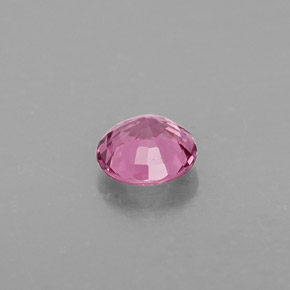 Spinelle rose naturelle coupe roude, 0,75 ct, VS