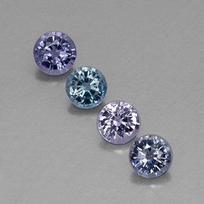 Achetez naturel ct multicolore spinelle gems, coupe roude, en provenance tanzanie chez gemselect. en stock, livraison internationale!
