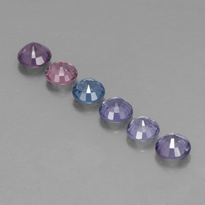 Achetez naturel ct multicolore spinelle gems, coupe roude, en provenance tanzanie chez gemselect. en stock, livraison internationale!
