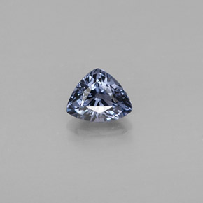 Spinelle bleue naturelle trillion, 0,46 ct, VVS-VS