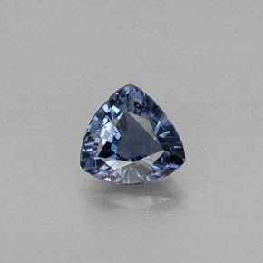 Spinelle bleue naturelle trillion, 0,54 ct, VS