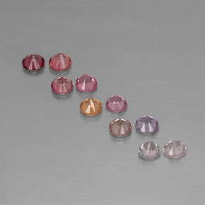 Achetez naturel ct multicolore spinelle gems, coupe roude, en provenance myanmar (birmanie) chez gemselect. en stock, livraison internationale!