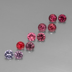 Achetez naturel ct multicolore spinelle gems, coupe roude, en provenance myanmar (birmanie) chez gemselect. en stock, livraison internationale!