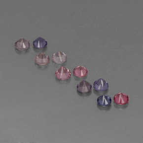 Achetez naturel ct multicolore spinelle gems, coupe roude, en provenance myanmar (birmanie) chez gemselect. en stock, livraison internationale!