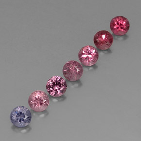Achetez naturel ct multicolore spinelle gems, coupe roude, en provenance myanmar (birmanie) chez gemselect. en stock, livraison internationale!