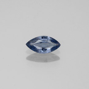Spinelle bleue naturelle marquise, 0,35 ct, VVS-VS