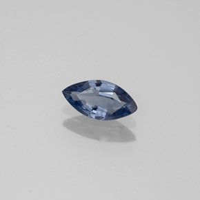 Spinelle bleue naturelle marquise, 0,35 ct, VVS-VS