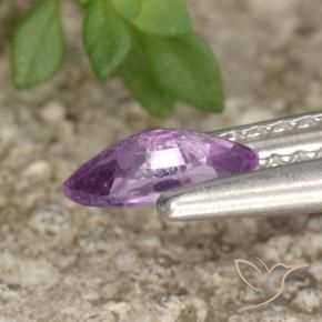 Spinelle Violet mauve naturelle Marquise, 0.39 ct, VVS-VS