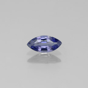 Spinelle bleue naturelle marquise, 0,37 ct, VVS-VS