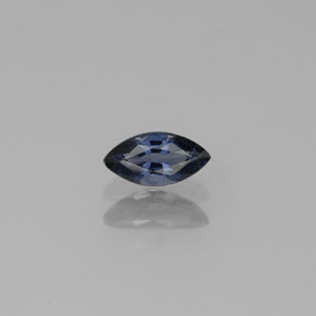 Spinelle bleue naturelle marquise, 0,32 ct, VVS-VS