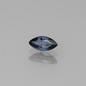 Spinelle bleue naturelle marquise, 0,32 ct, VVS-VS