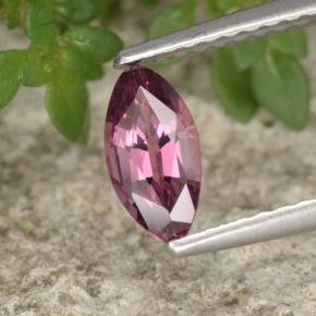 Spinelle violet naturelle marquise, 0,62 ct, VVS-VS