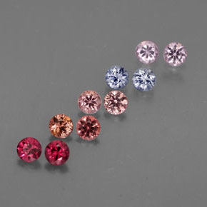 Achetez naturel ct multicolore spinelle gems, coupe roude, en provenance tanzanie chez gemselect. en stock, livraison internationale!