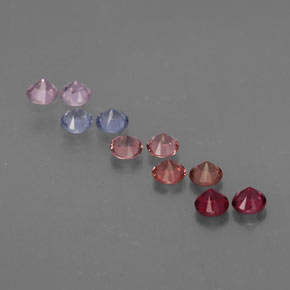 Achetez naturel ct multicolore spinelle gems, coupe roude, en provenance tanzanie chez gemselect. en stock, livraison internationale!