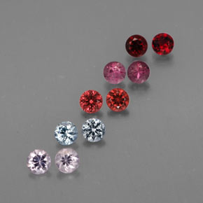 Achetez naturel ct multicolore spinelle gems, coupe roude, en provenance tanzanie chez gemselect. en stock, livraison internationale!