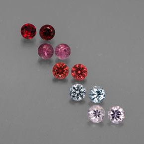 Achetez naturel ct multicolore spinelle gems, coupe roude, en provenance tanzanie chez gemselect. en stock, livraison internationale!