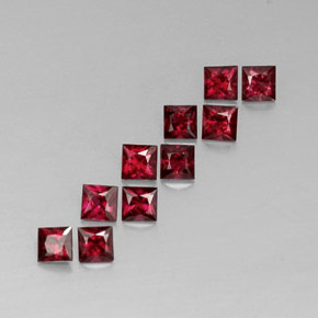 Achetez naturel ct rouge spinelle gems, carré, en provenance myanmar (birmanie) chez gemselect. en stock, livraison internationale!