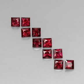 Achetez naturel ct rouge spinelle gems, carré, en provenance myanmar (birmanie) chez gemselect. en stock, livraison internationale!