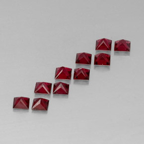 Achetez naturel ct rouge spinelle gems, carré, en provenance myanmar (birmanie) chez gemselect. en stock, livraison internationale!